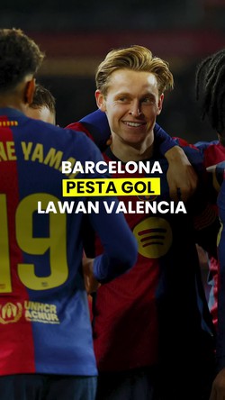 Video Barca Pesta Gol, Hansi Flick: Pertandingan Sempurna