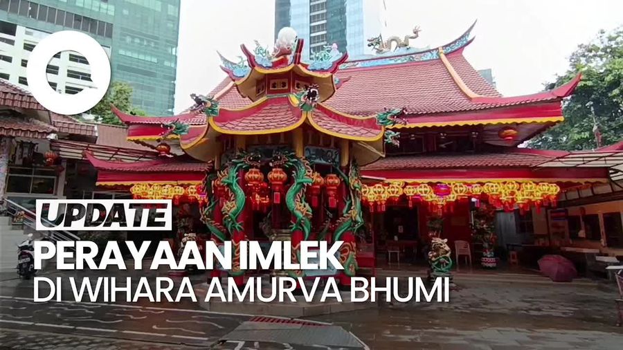 Video Wihara di Jaksel Rayakan Imlek Secara Sederhana: Ekonomi Kurang Bagus