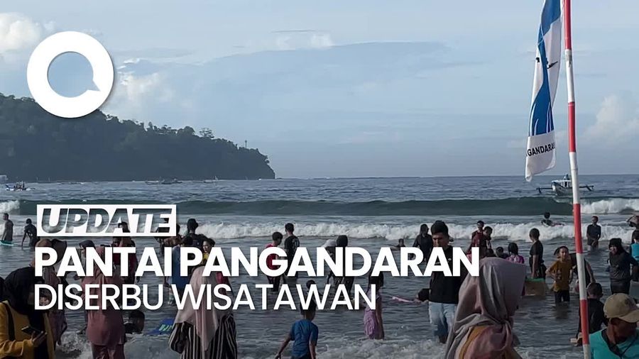 Video: Ramainya Pantai di Masa Libur Panjang Isra Mikraj dan Imlek