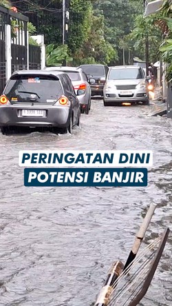 Video: Pos Pantau Pesanggrahan Siaga 3, Warga Bantaran Kali Diimbau Waspada 