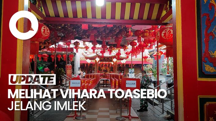 Video: Vihara Dharma Jaya Toasebio Bersolek Menyambut Imlek 2025
