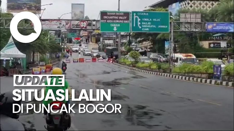 Video: Polisi Berlakukan One Way Puncak Arah Jakarta Siang Ini