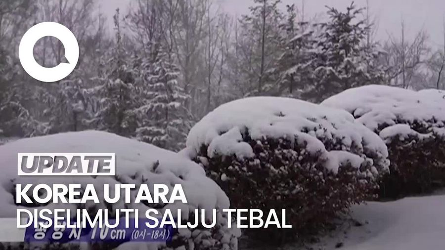 Video: Kala Korea Utara Dilanda Badai Salju