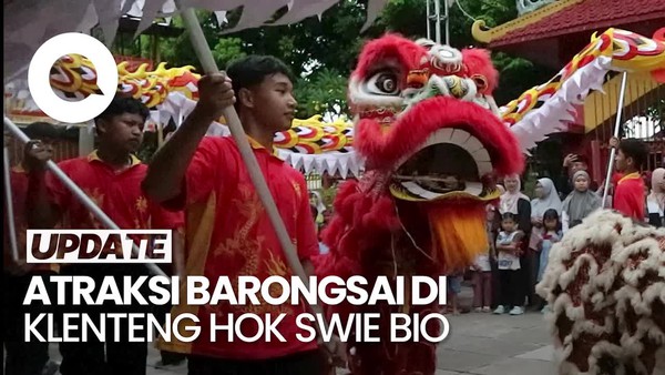 Video: Menyaksikan Atraksi Barongsai di Klenteng Hok Swie Bio Bojonegoro