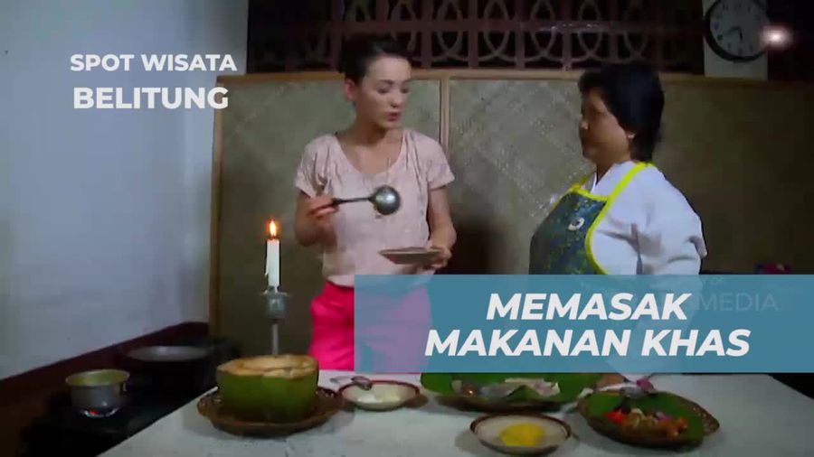 Memasak Makanan Khas Belitung Bersama Selebriti
