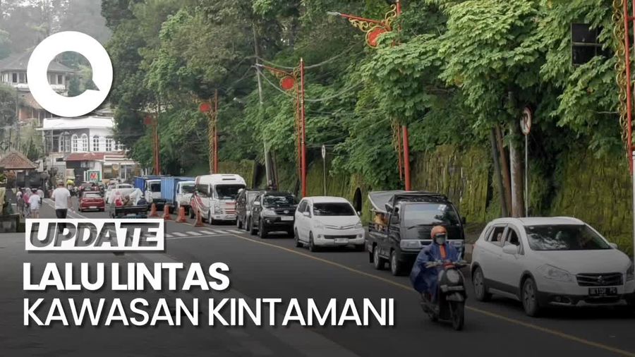 Video: Jalur Wisata Kintamani Padat Lancar Sore Ini