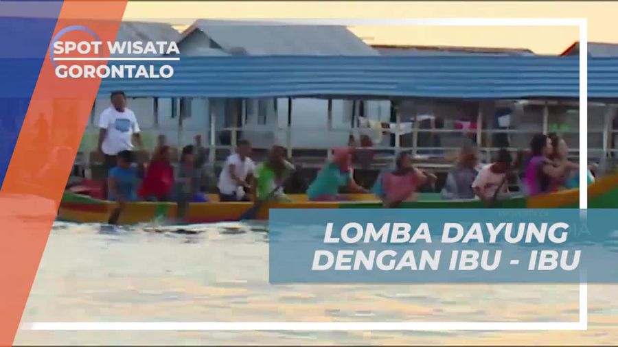 Menjadi Juara dalam Lomba Dayung di Gorontalo
