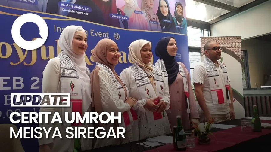 Video: Cerita Meisya Siregar Pertama Kali Umroh Bareng Anak Terakhirnya