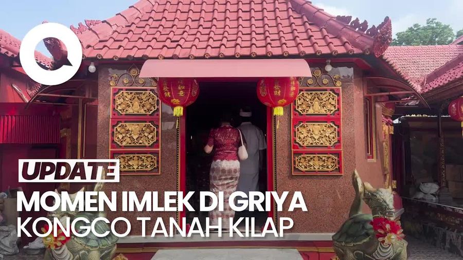 Video: Suasana Kebersamaan Umat Beragama di Griyo Kongco Bali saat Imlek