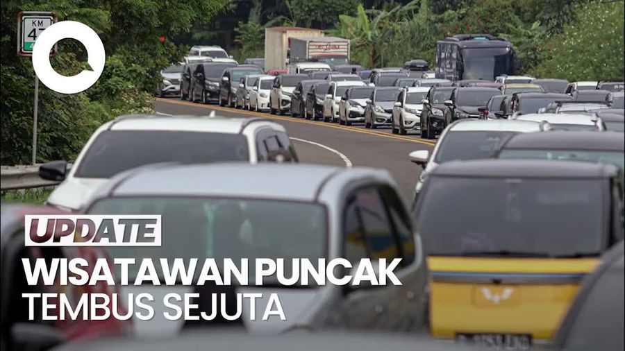 Video: 1 Juta Orang Berkunjung ke Puncak Bogor Selama Libur Panjang Imlek