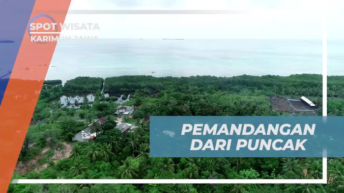 Melihat Pemandangan Memukau dari Puncak Bukit Love Karimun Jawa