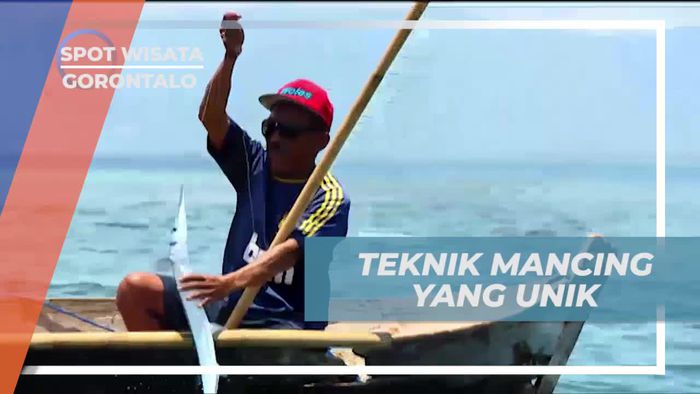 Mencoba Teknik Mancing Unik dengan Layang-Layang di Gorontalo