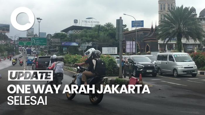 Video: One Way dari Puncak Menuju Jakarta Selesai, Lalin Kembali Dua Arah
