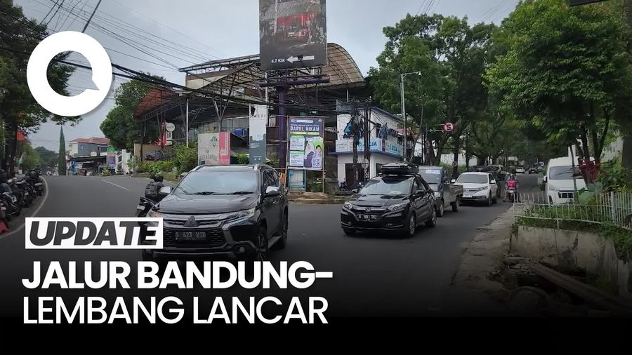 Video: Jalur Bandung-Lembang Lancar di Hari Terakhir Libur Panjang