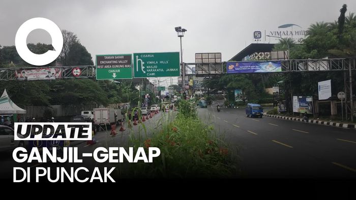 Video: Ada Ganjil-genap, 10 Ribu Kendaraan Lintasi Jalur Puncak Pagi Ini