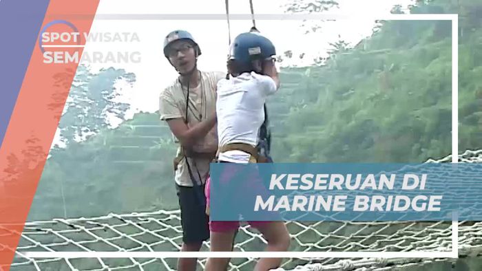 Menikmati Keseruan di Marine Bridge, Semarang
