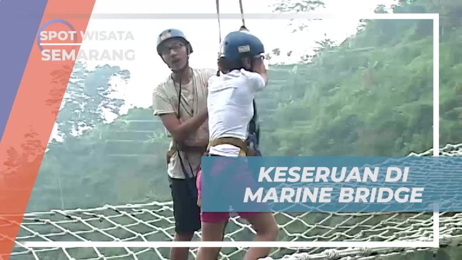 Menikmati Keseruan di Marine Bridge, Semarang