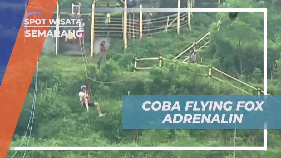 Mencoba Sensasi Flying Fox Adrenaline di Semarang
