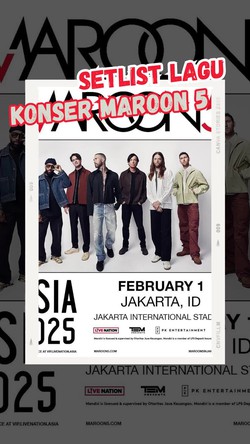 Video: Prediksi Setlist Lagu Konser Maroon 5 di Jakarta Besok Sabtu