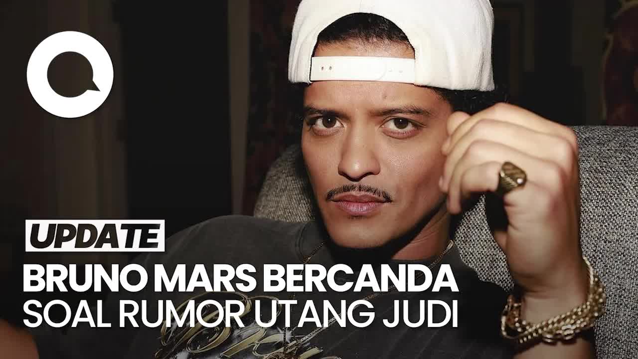 Video Canda Bruno Mars Setelah Cetak Rekor Spotify: Aku Segera Bebas dari Utang!