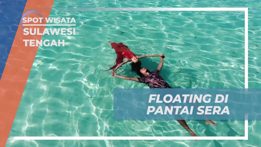 Floating di Pantai Sera yang Jernih, Sulawesi Tengah