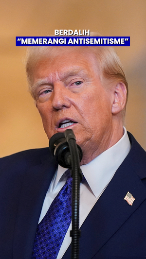 Video Trump Teken Aturan Deportasi Mahasiswa yang Ikut Aksi Pro-Palestina