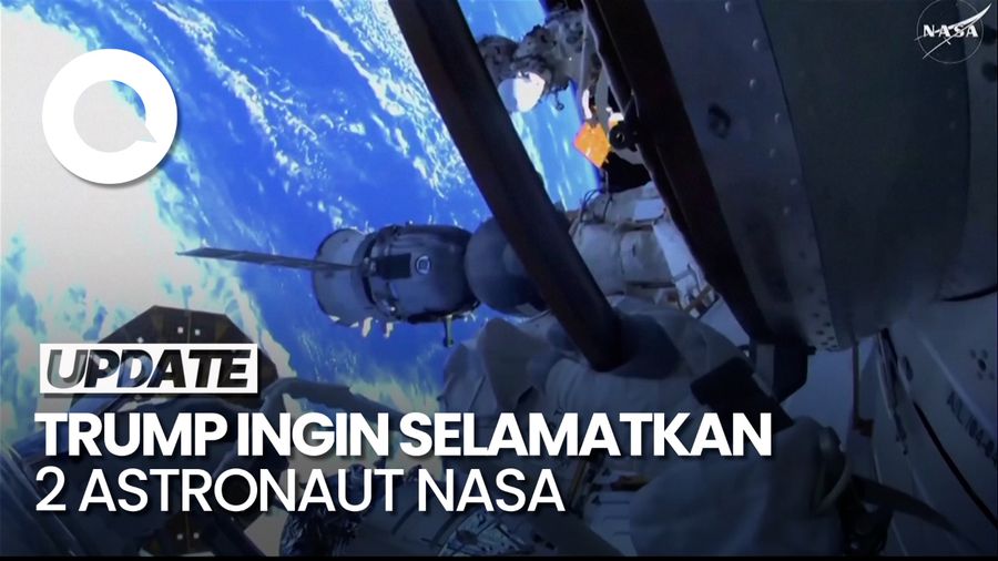 Video Trump Minta Elon Musk Selamatkan 2 Astronaut NASA yang Terjebak di Luar Angkasa