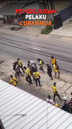 Video: Dar Der Dor! Momen Polisi Lumpuhkan Pelaku Curanmor di Lampung