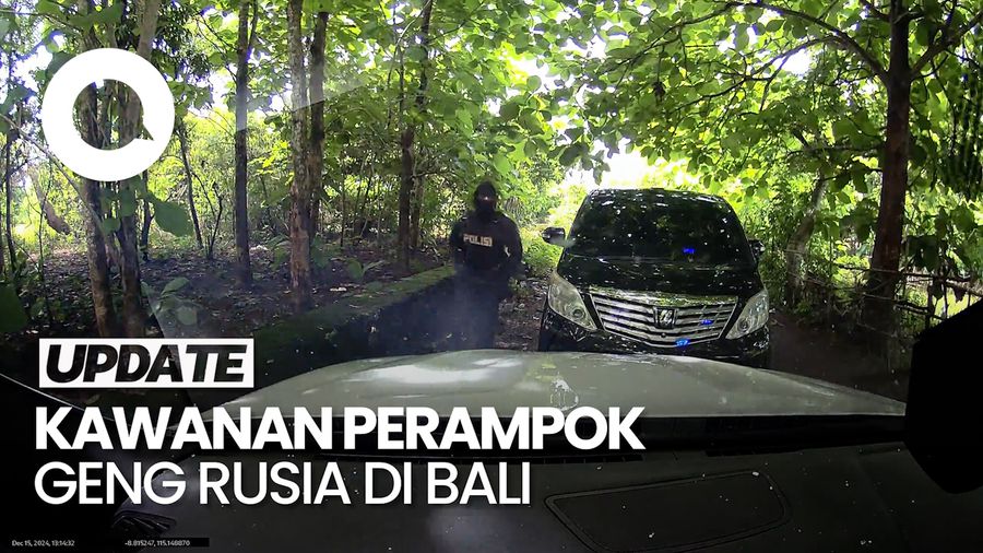 Video: Geng Rusia Pakai Pistol dan Rompi Polisi Saat Rampok WN Ukraina di Bali