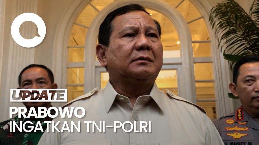 Video Prabowo Ingatkan TNI-Polri Harus Selalu Bersama Rakyat