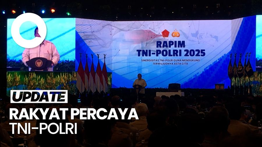 Video Prabowo di Rapim TNI-Polri: Saudara Digaji Oleh Rakyat