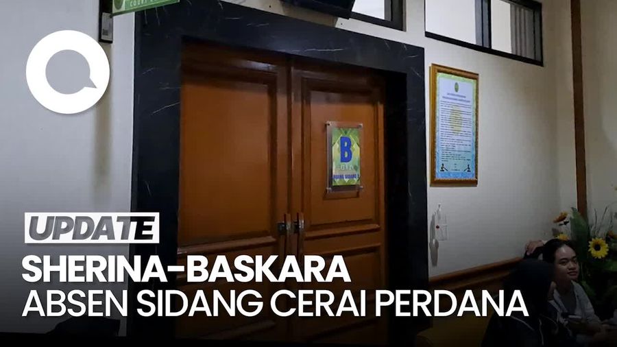 Video Sherina Munaf dan Baskara Mahendra Tak Hadiri Sidang Cerai Perdana