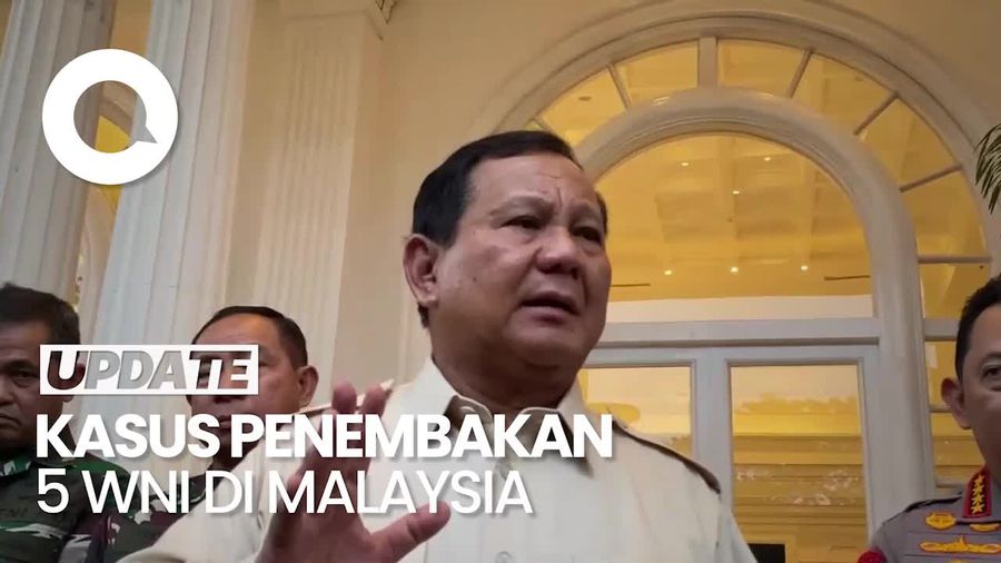 Video: Prabowo Minta Kasus Penembakan 5 WNI oleh Aparat Malaysia Diinvestigasi
