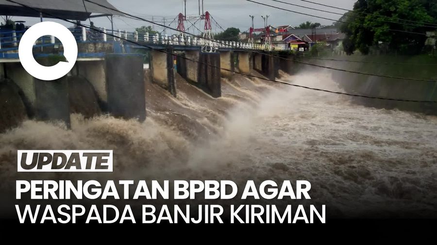 Video: Bendung Katulampa Siaga 3 Dini Hari Ini, Warga Diminta Waspada Banjir