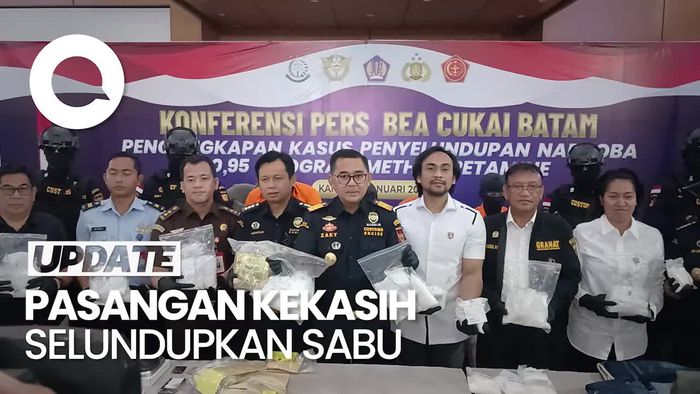 Video Pasangan Kekasih Diciduk Bea Cukai saat Selundupkan Sabu Via Bandara
