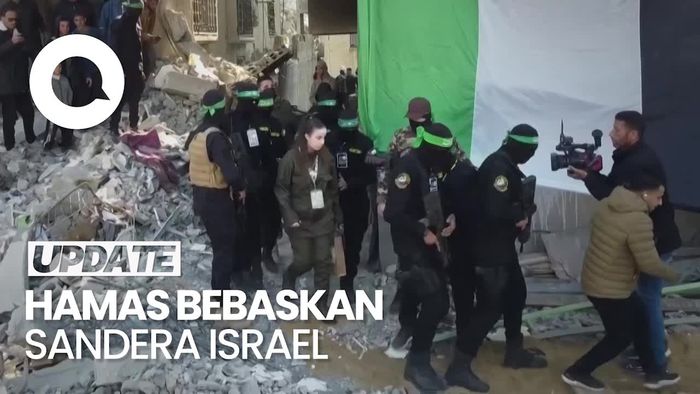 Video: Detik-detik Hamas Bebaskan Sandera Tentara Wanita Israel Agam Berger