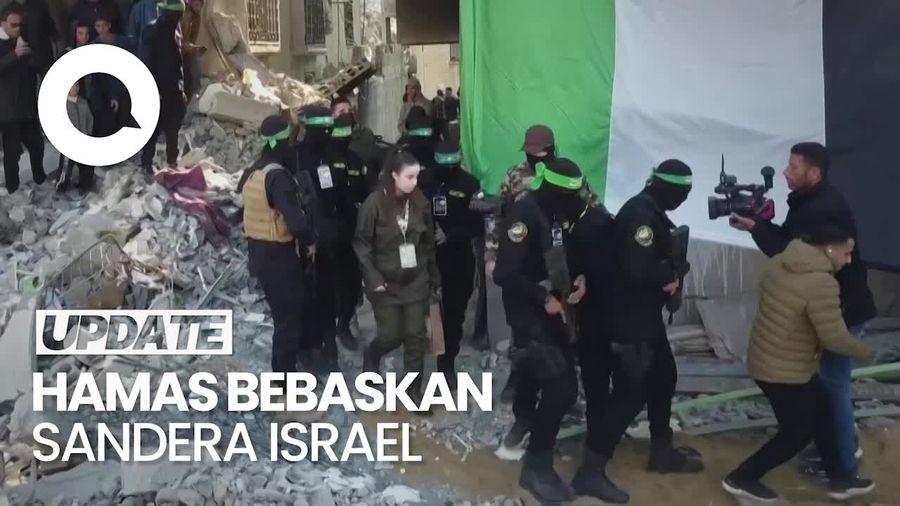 Video: Detik-detik Hamas Bebaskan Sandera Tentara Wanita Israel Agam Berger