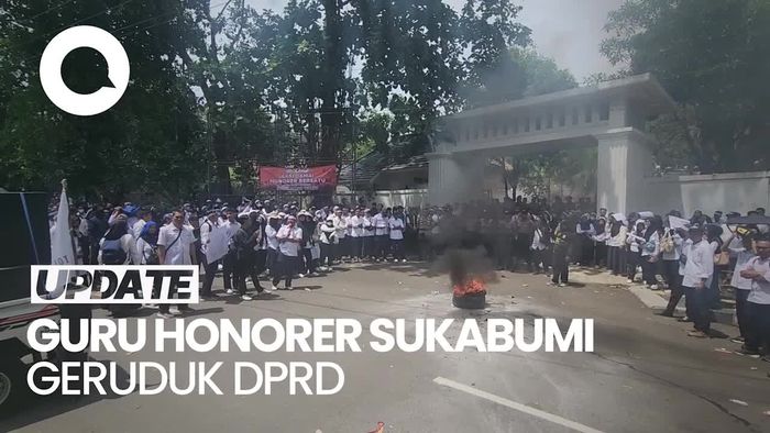 Video Guru Honorer Sukabumi Geruduk DPRD, Tolak Skema PPPK Paruh Waktu