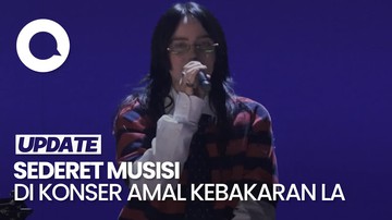 Video: Billie Eilish hingga Lady Gaga di Konser Amal FireAid Los Angeles