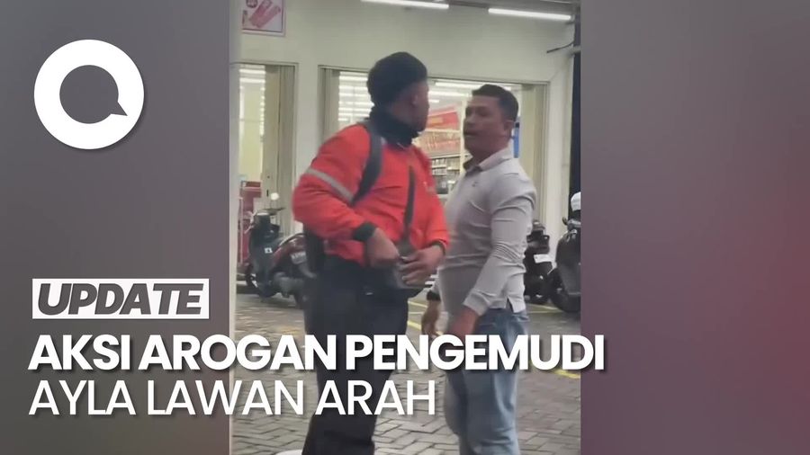 Video: Viral Pengemudi Ayla Ngamuk gegara Diadang saat Lawan Arah di Bekasi