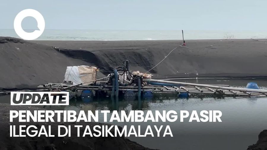 Video: 5 Titik Tambang Pasir Ilegal di Tasikmalaya Ditutup Tim Gabungan TNI-Polri