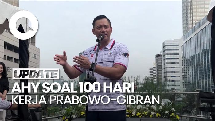 Video AHY soal 100 Hari Kerja Prabowo-Gibran: Terlalu Awal Disimpulkan