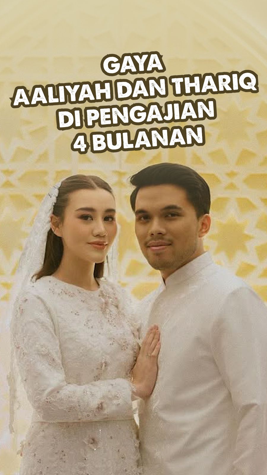 Video: Raut Bahagia Aaliyah dan Thariq di Pengajian 4 Bulanan Anak Pertama
