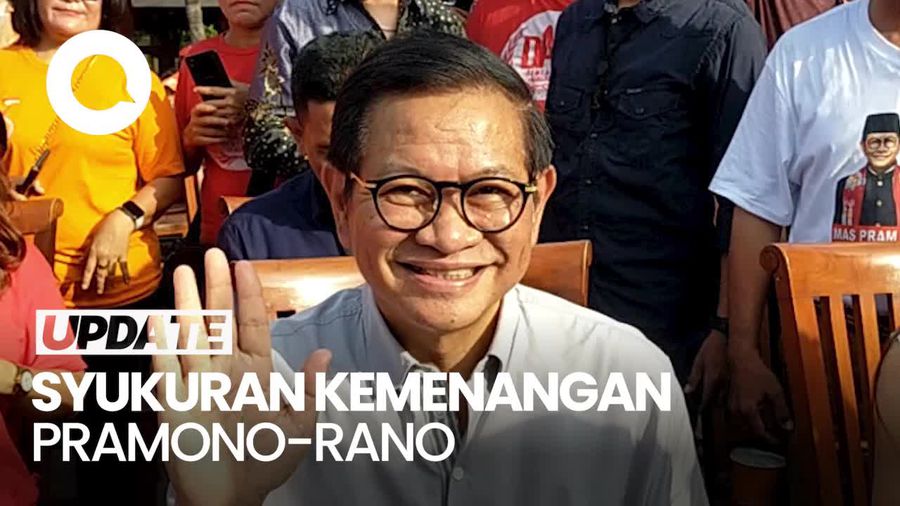 Video: Pramono Hadiri Syukuran Kemenangan Pilgub Jakarta di Ancol