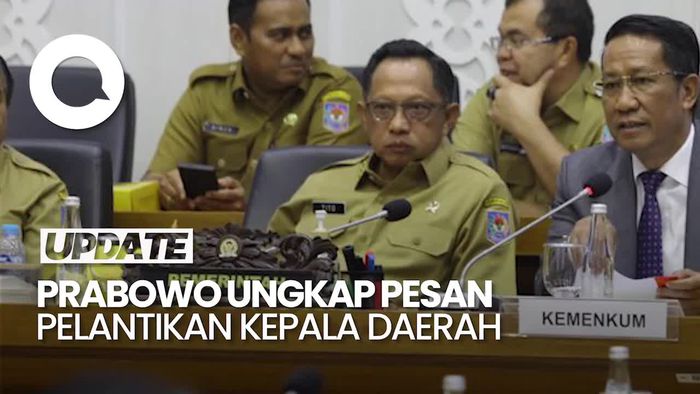 Video: Prabowo Ingin Kepala Daerah Segera Dilantik: Agar Pemerintahan Segera Berjalan