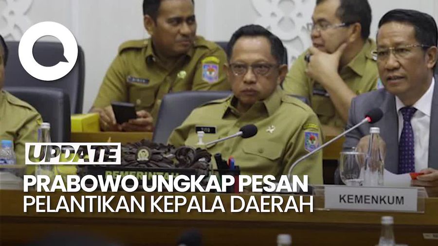 Video: Prabowo Ingin Kepala Daerah Segera Dilantik: Agar Pemerintahan Segera Berjalan