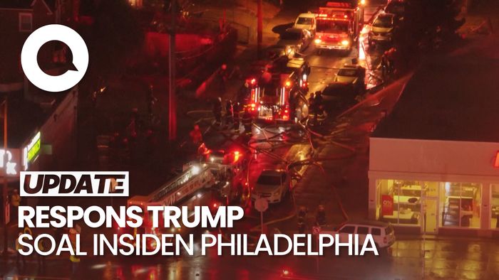 Video: Insiden Pesawat Jatuh Philadelphia, Trump: Sedih Melihatnya
