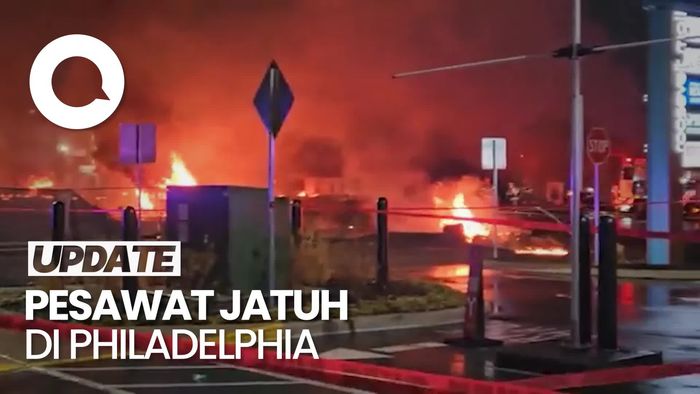 Video: Kecelakaan Pesawat Lagi di AS, Kali Ini di Philadelphia