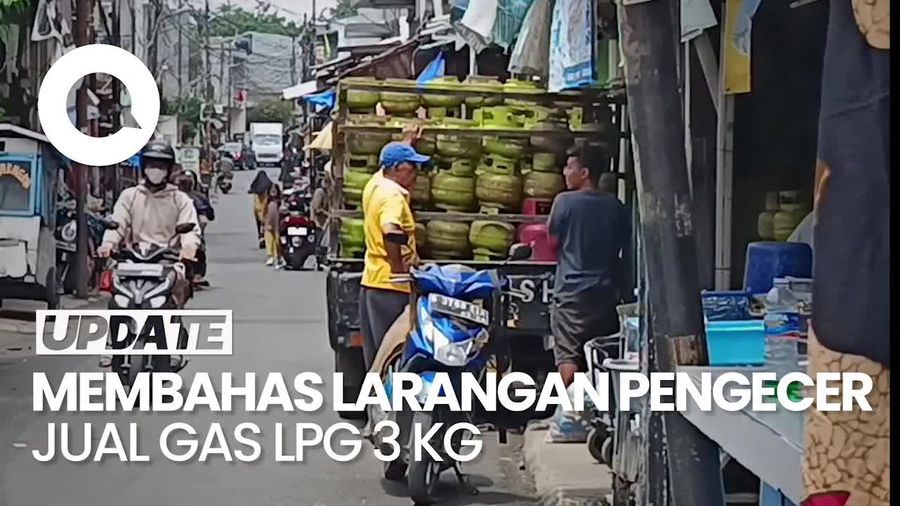 Video: Pengecer Belum Tahu Larangan Jual Gas LPG 3 Kg Per 1 Februari