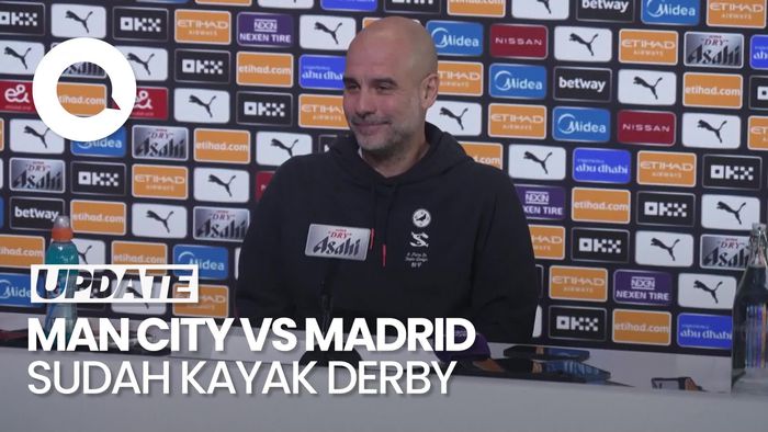 Video Guardiola: Sudah Kayak Derby, 4 Tahun Beruntun City Hadapi Madrid